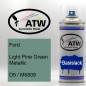 Preview: Ford, Light Pine Green Metallic, D9 / M6809: 400ml Sprühdose, von ATW Autoteile West.